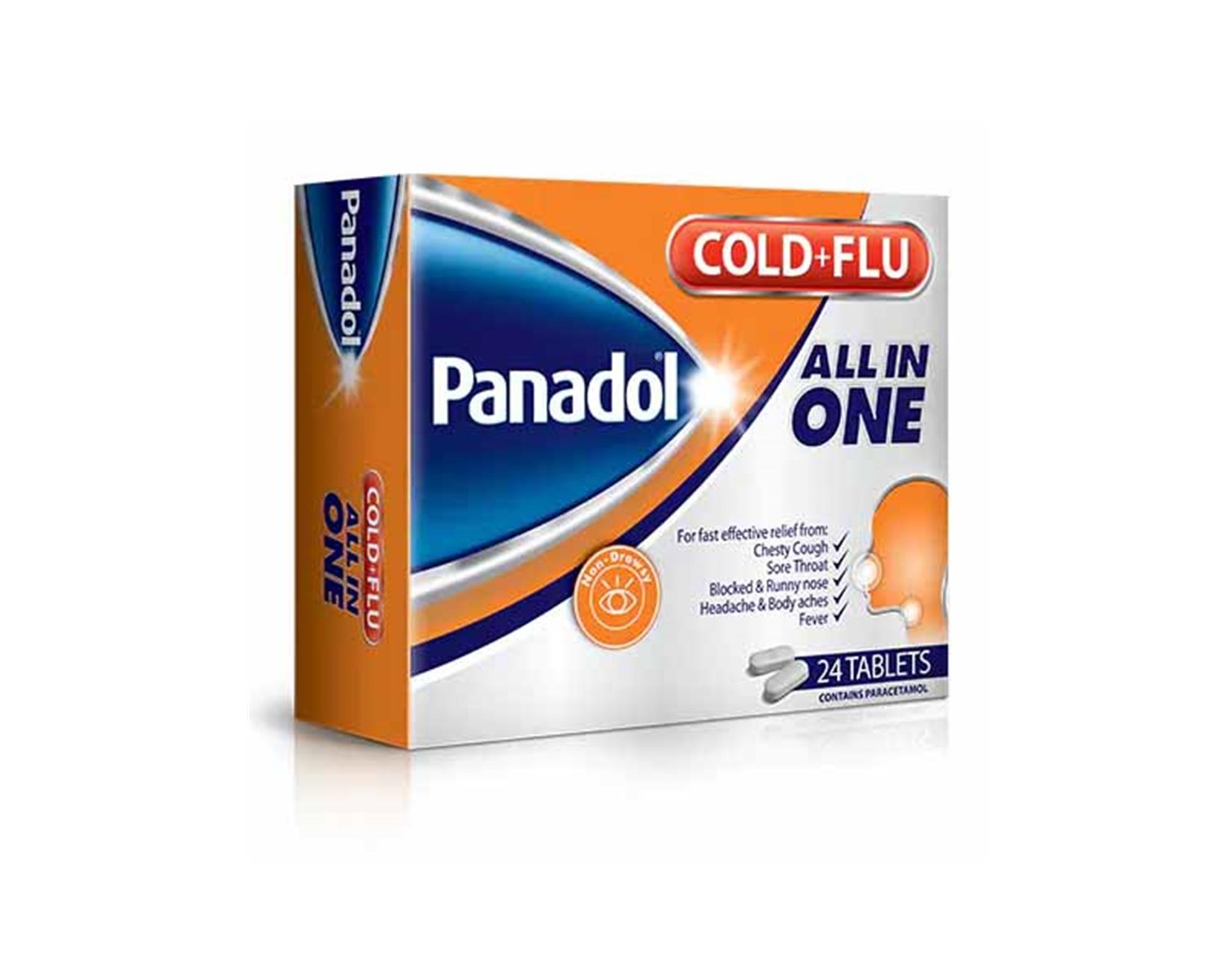 Panadol Cold Flu All In One Tablet Medicines Ponnery